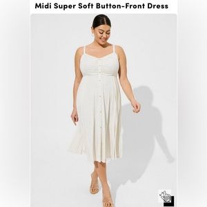 Torrid Super Soft dress size 1 with buttons